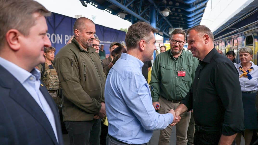 Президент Польщі Анджей Дуда прибув з візитом в Україну, 23 серпня 2022 року