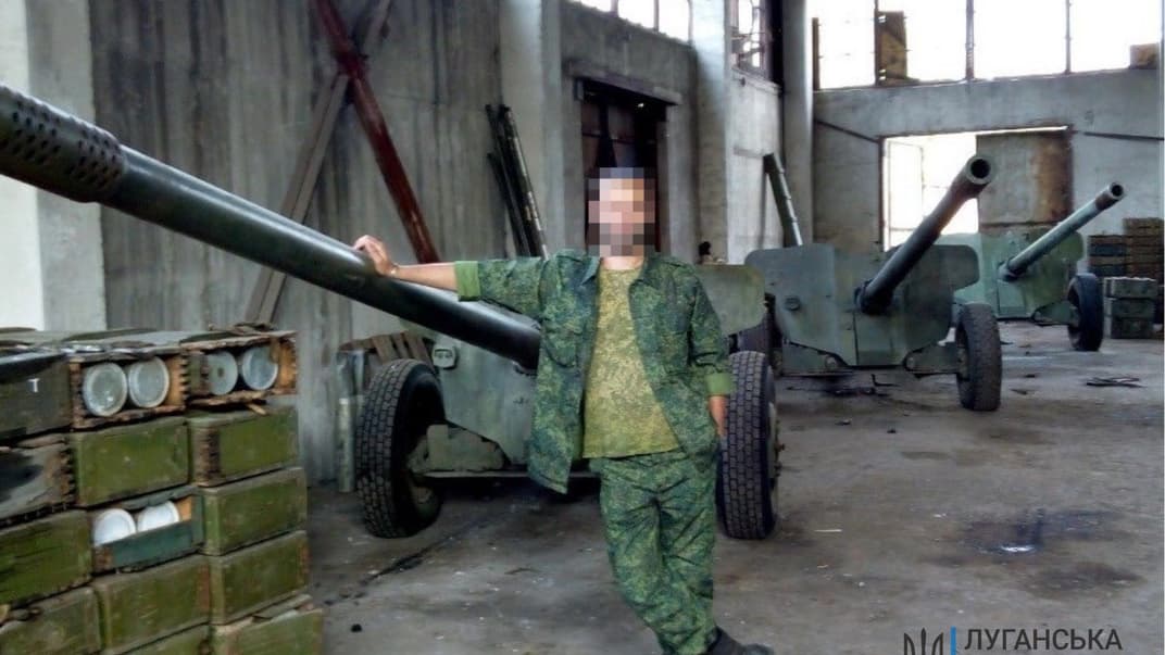 Задержанный украинскими военными боевик «ЛНР»