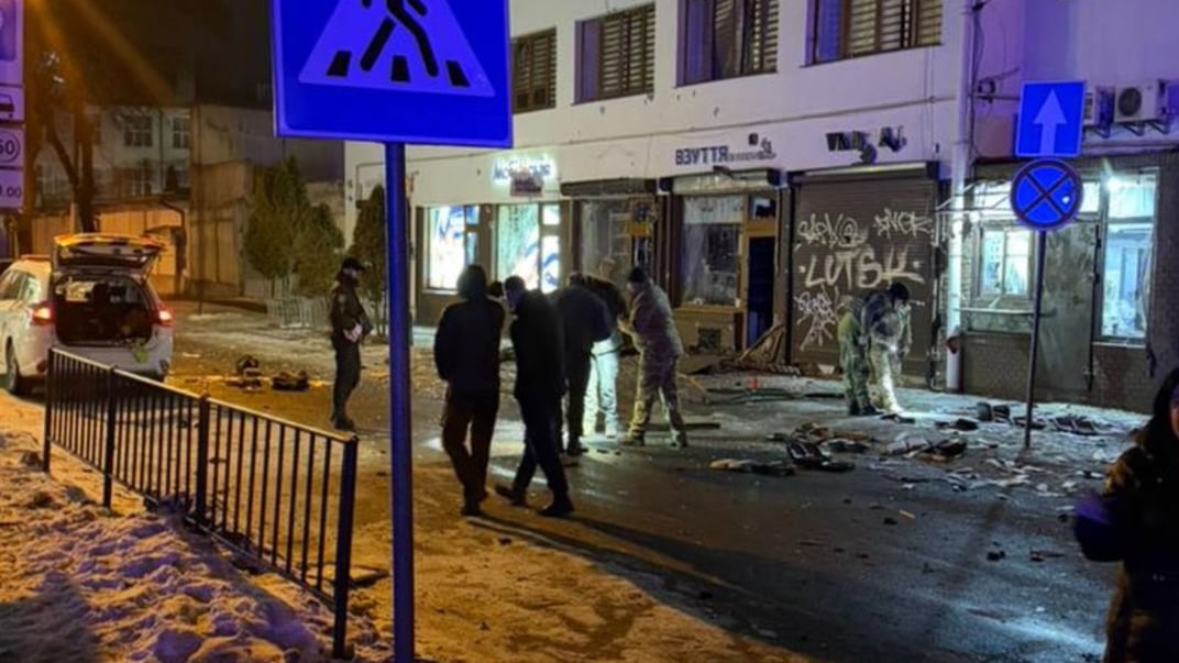 Місце теракту у Львові