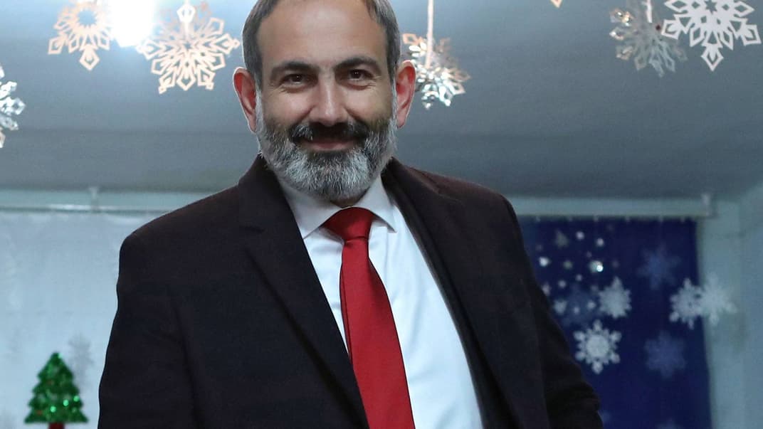 Нікол Пашинян на виборчій дільниці в Єревані, Вірменія, 9 грудня 2018 року