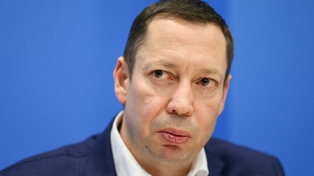 Кирило Шевченко під час пресконференції благодійного фонду «Безпечне небо», Київ, 12 лютого 2020 року