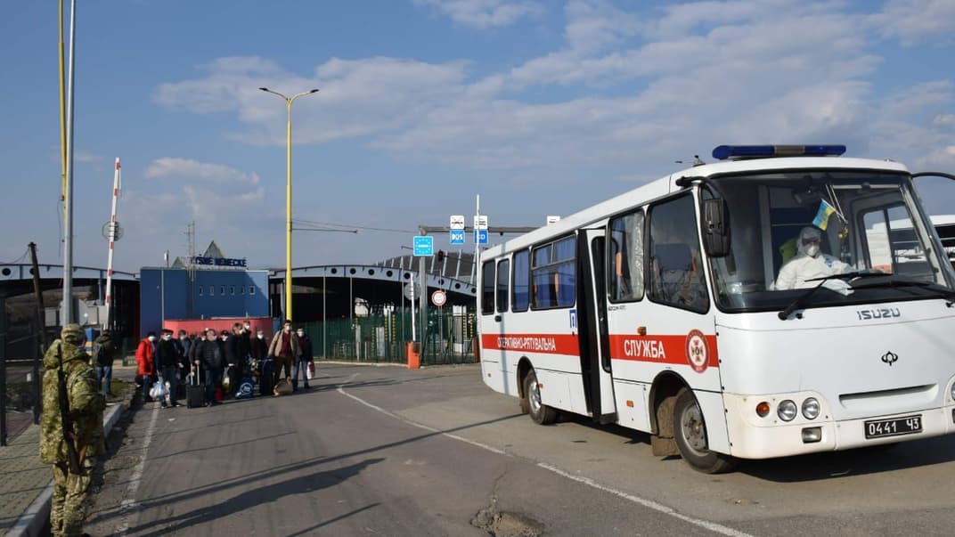 Возвращение граждан Украины домой