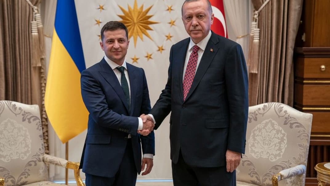 Президент України Володимир Зеленський та його турецький колега Реджеп Таїп Ердоган