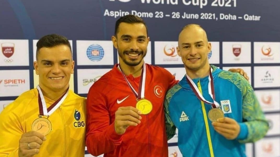 Спортсмени Ігор Радівілов (ліворуч) та Петро Пахнюк (праворуч)