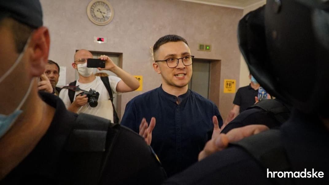  Сергей Стерненко в Шевченковском районном суде Киева, 12 июня 2020