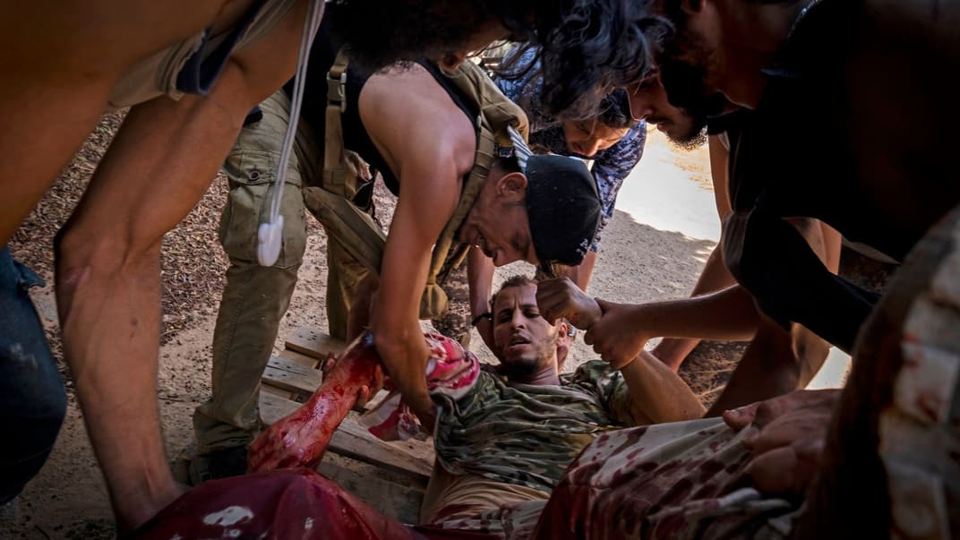 Один из боевиков, воюющих на стороне международно признанного Правительства национального единства Ливии. Триполи, Ливия, 7 сентября 2019 года