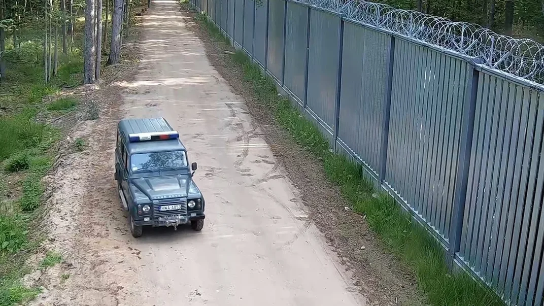 Ілюстративне фото. Бар'єр на польсько-білоруському кордоні