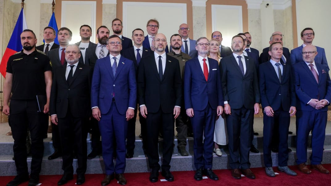 Совместное заседание правительств Украины и Чехии, Прага, 16 июля 2024 года