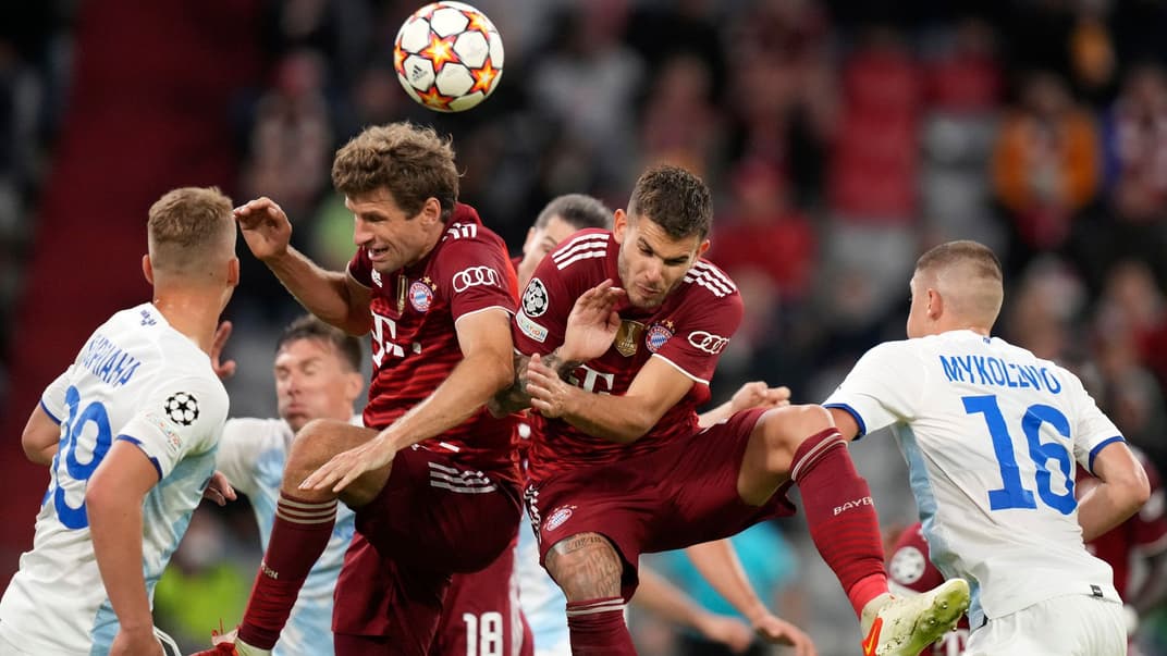 «Динамо» всухую проиграло мюнхенской «Баварии» 0:5 в групповом этапе Лиги чемпионов