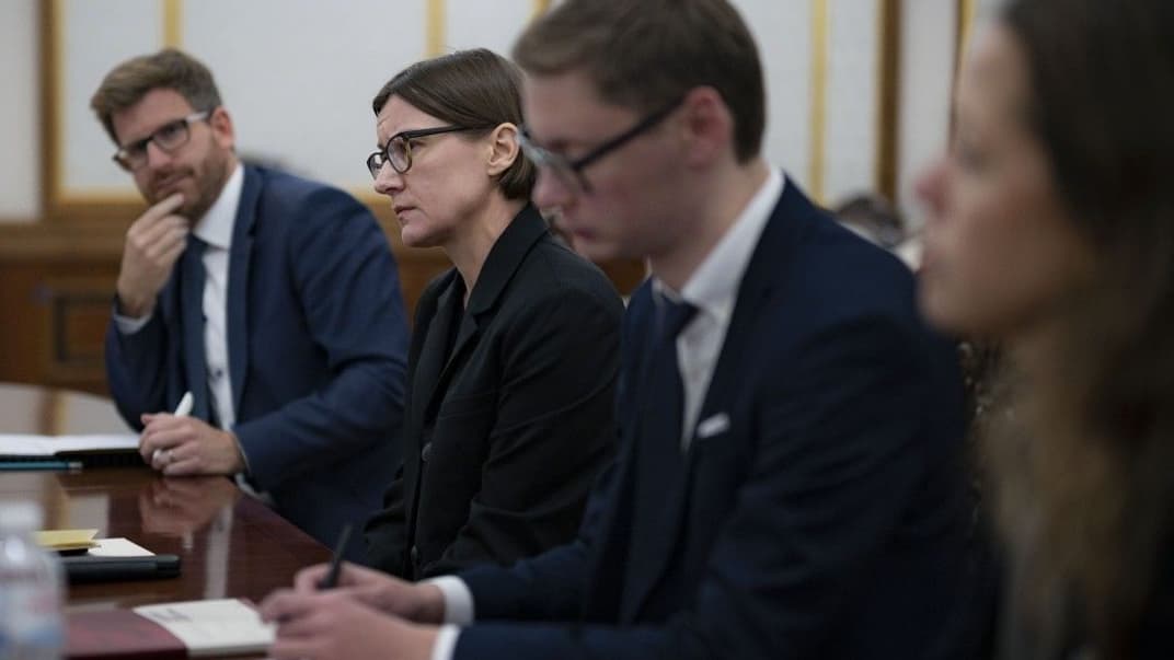 Зустріч із президенткою МКЧХ Мір'яною Сполярич-Еггер в Офісі президента України, 10 грудня 2022 року