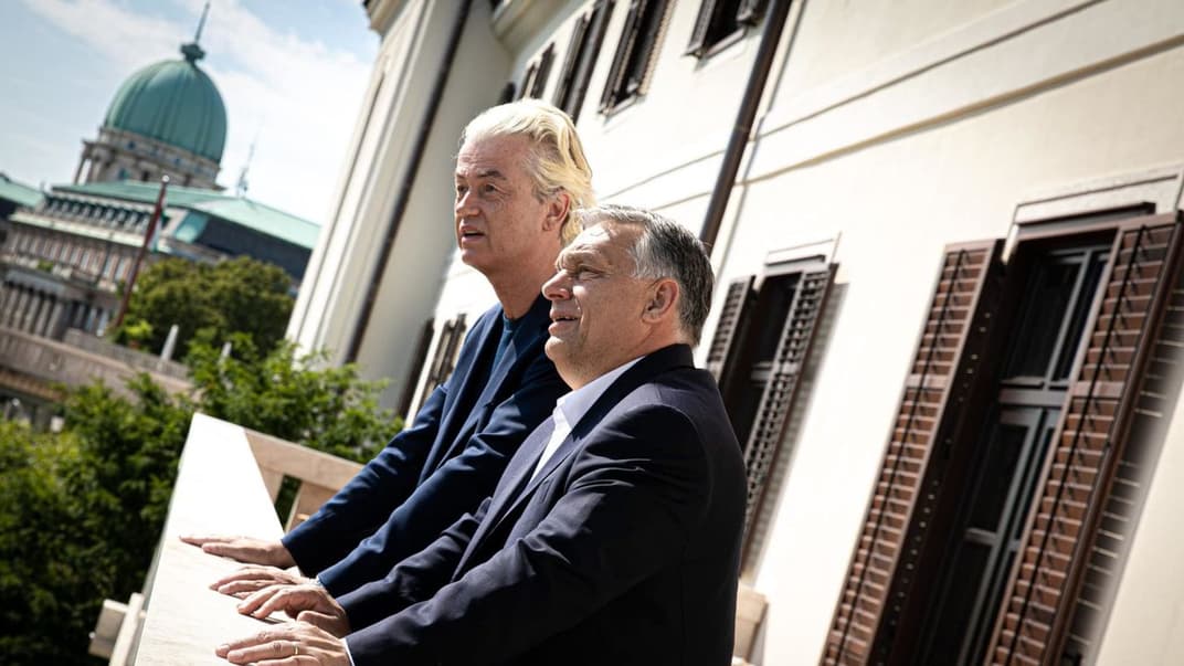 Премьер-министры Нидерландов и Венгрии Герт Вилдерс и Виктор Орбан