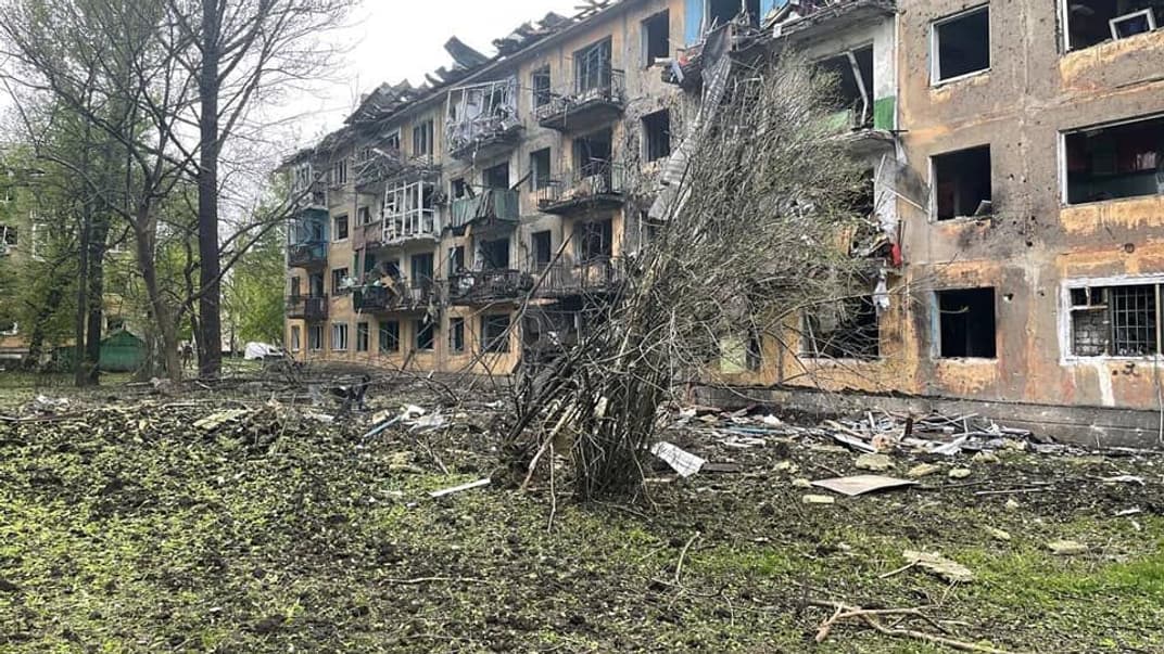 30 апреля российские войска обстреляли Доброполье Донецкой области