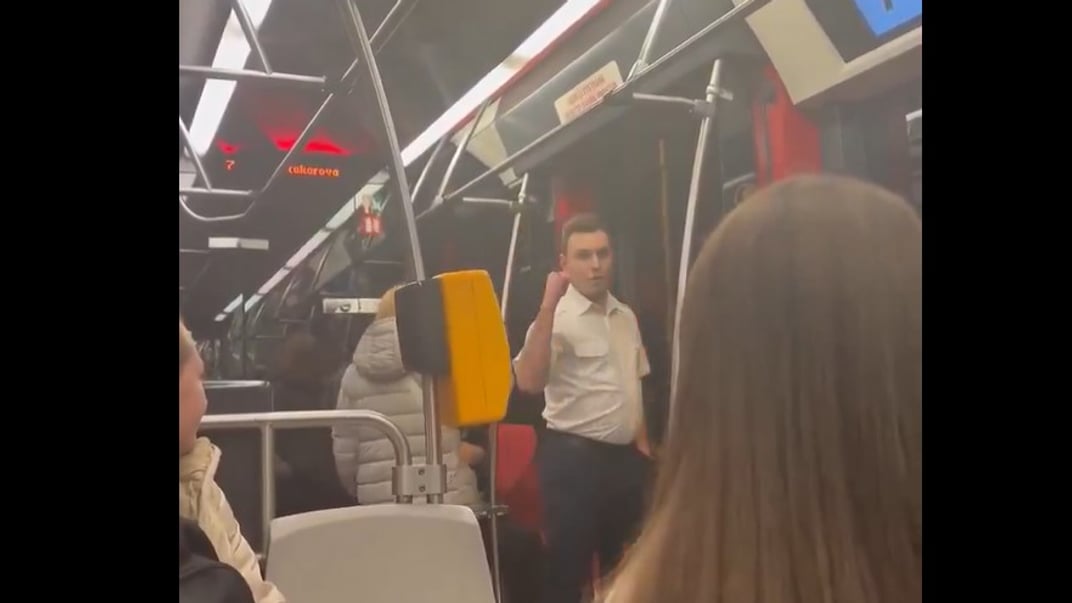 Водій чеського трамвая, який вигнав українців Водій чеського трамвая, який вигнав українців