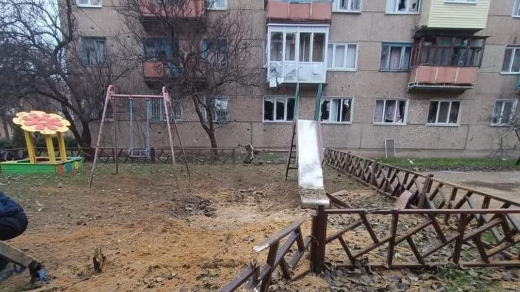 Последствия обстрела Курахово