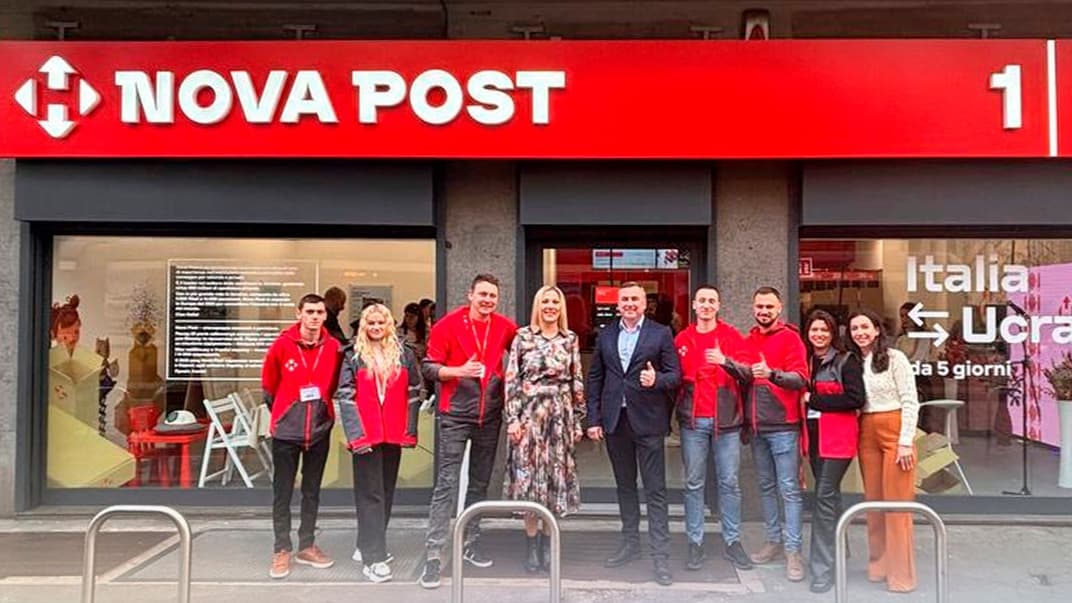 «Новая почта» открыла первое отделение в Италии, 12 декабря 2023 года