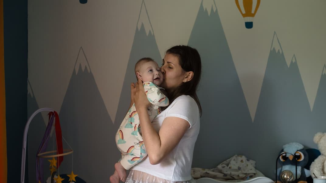 П’ятимісячний Любомир із мамою Радою 