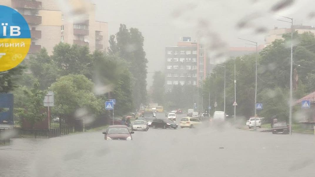 Подтопление в Киеве, 12 июня 2024 года