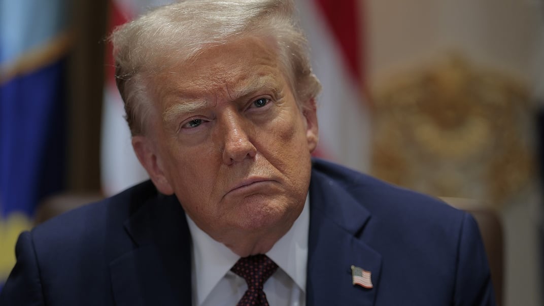 Президент Дональд Трамп під час засідання кабінету міністрів 26 серпня 2025 року