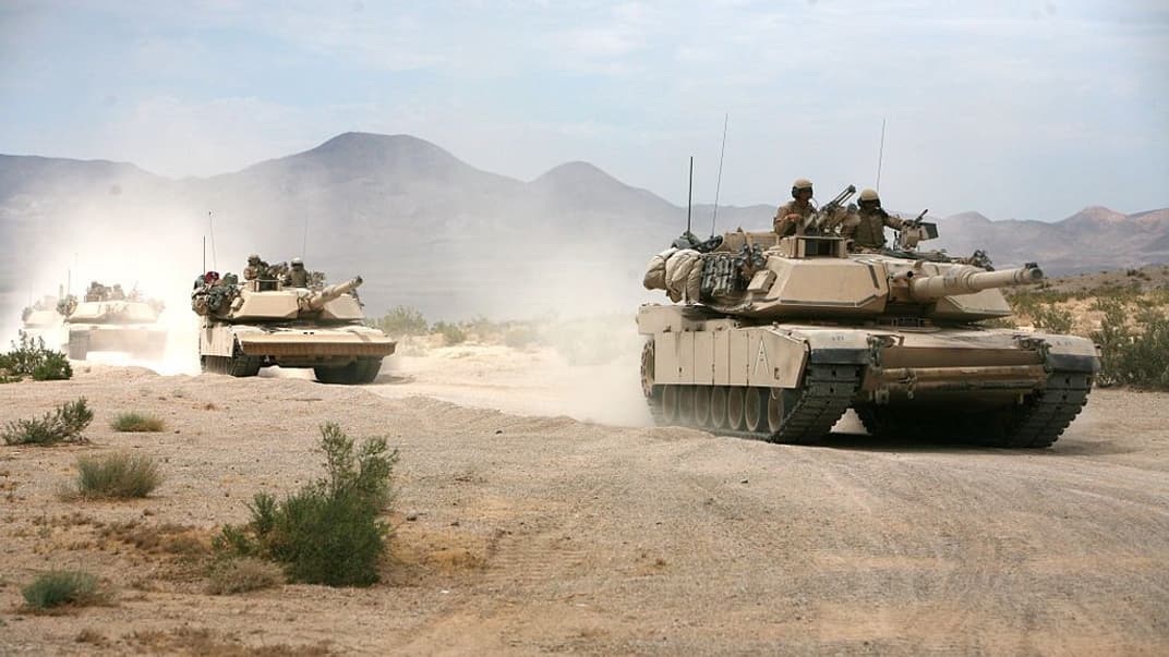 Танки Abrams, що можуть вистрілювати снаряди зі збідненим ураном. Ілюстративне фото
