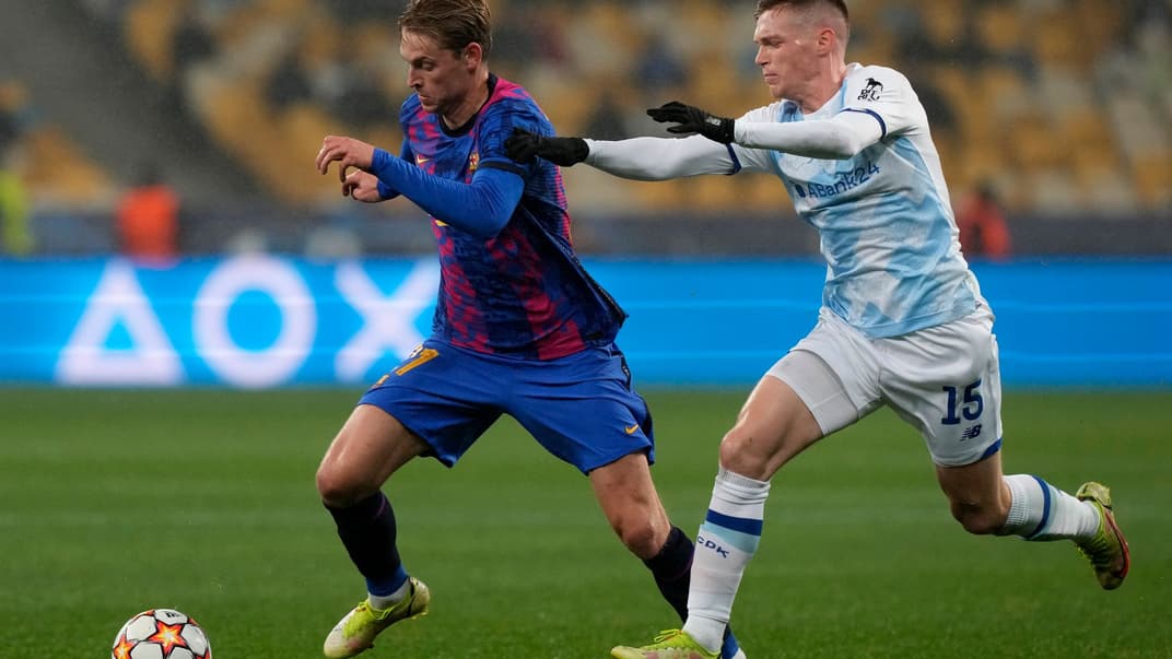 Епізод матчу між «Динамо» і «Барселоною», Київ, 2 листопада 2021 року