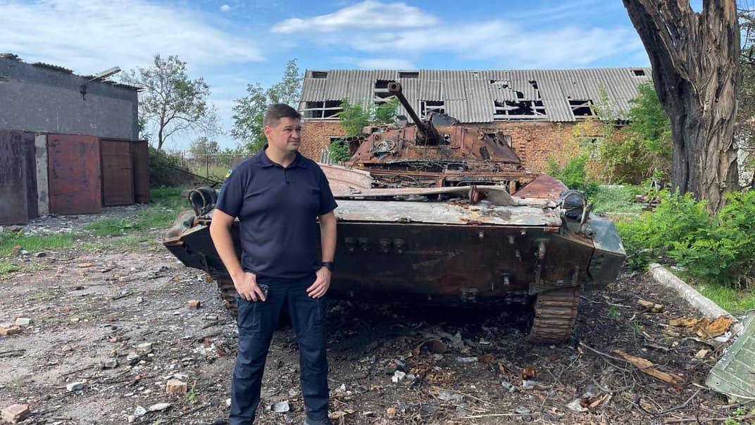 Освобожденный поселок Высокополье в Херсонской области