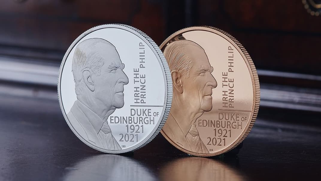 Дизайн пам'ятних монет на честь герцога Единбурзького принца Філіпа