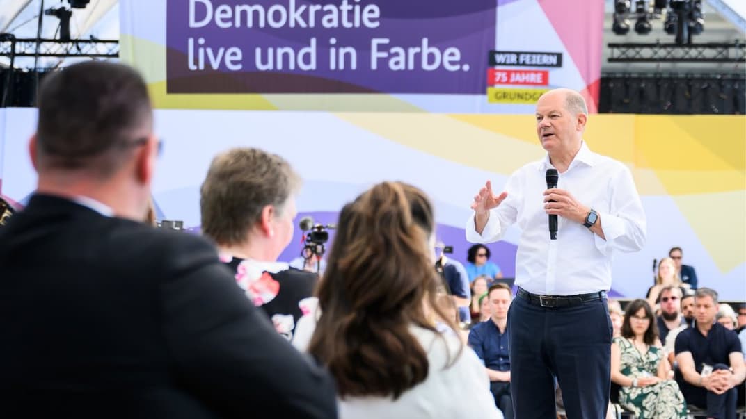 Канцлер Германии Олаф Шольц