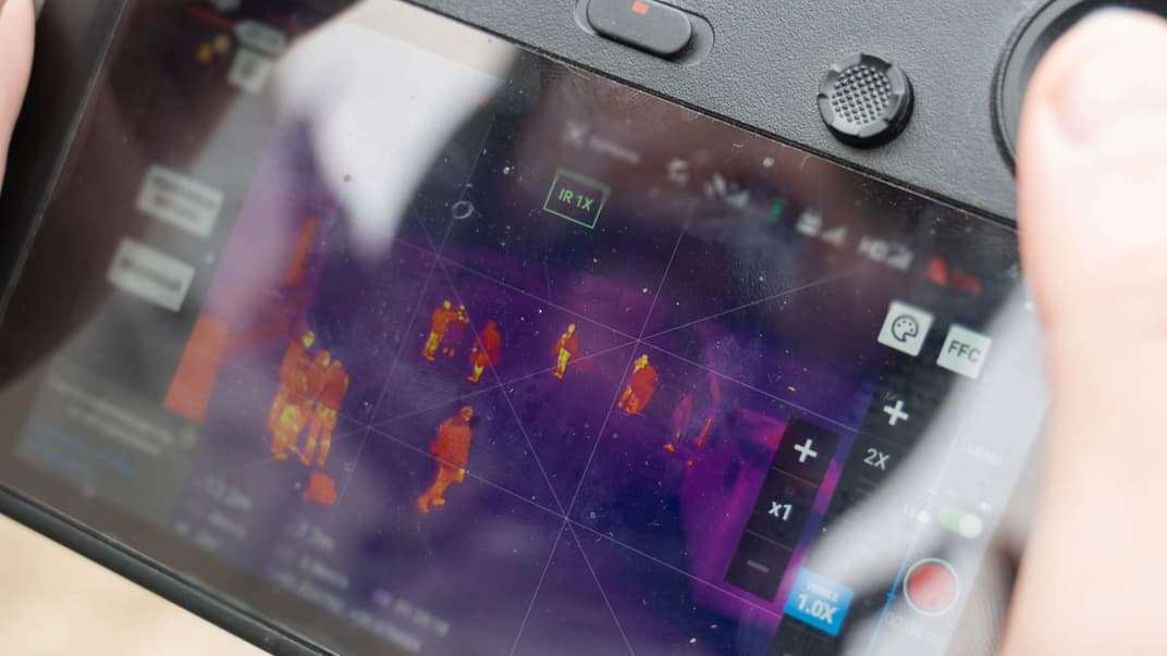 Тестирование антитепловизионных накидок