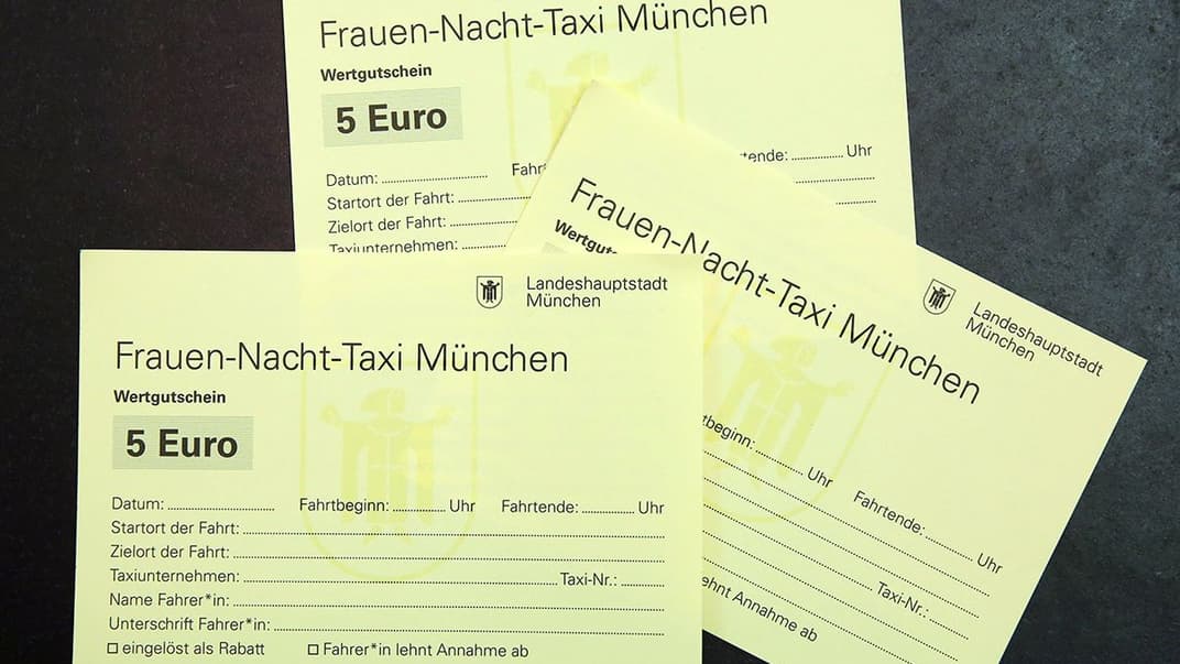 Ваучеры на поездку в такси для женщин