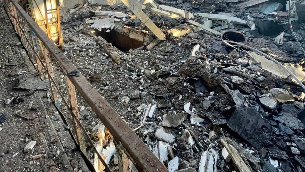 Следствие падения российской ракеты под Запорожьем