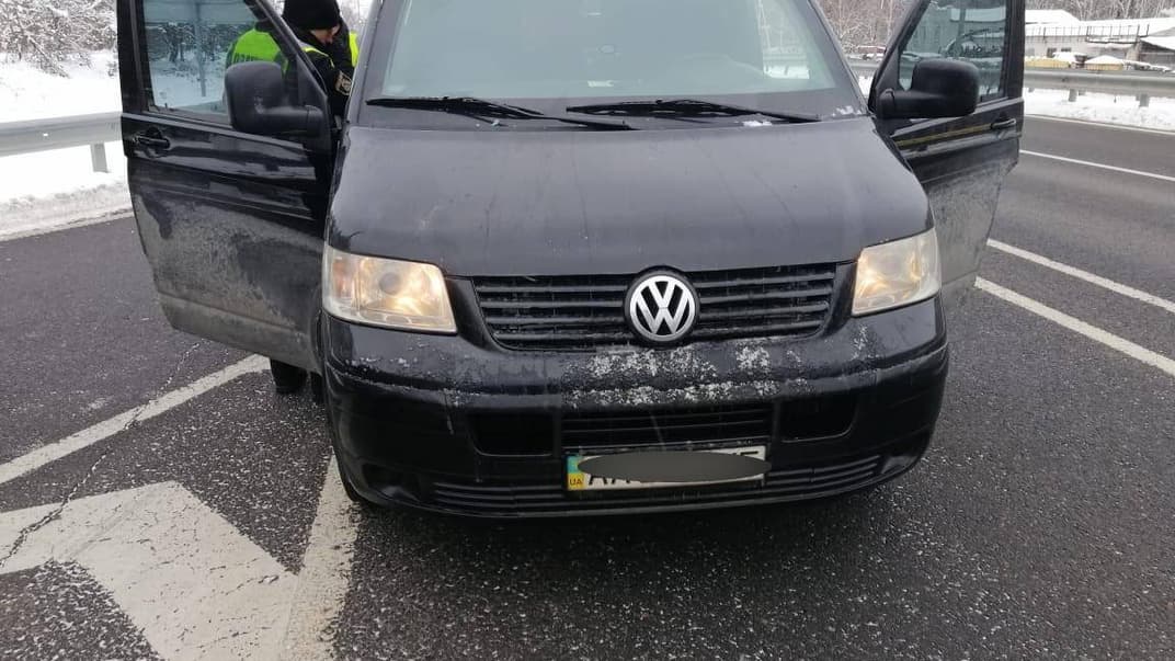 Авто, в якому перевозили викраденого чоловіка, 18 грудня 2018 року
