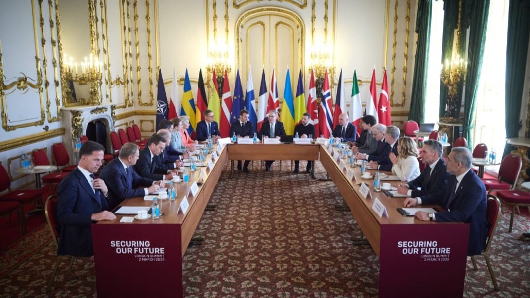 Саммит лидеров Европы, Канады и Турции, посвященный войне в Украине, 2 марта 2025 года