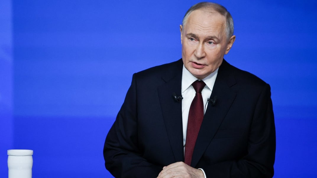 Глава росії володимир путін на пресконференції «Підсумки року»