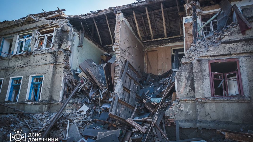 Последствия обстрела Краматорска, 17 августа 2024 года
