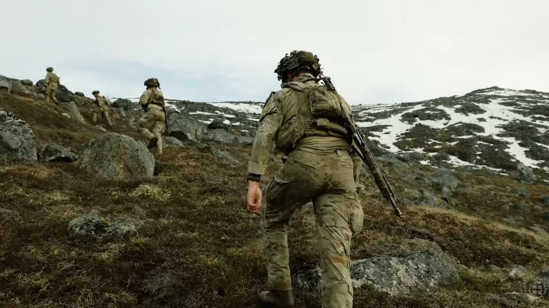 Данські солдати тренують розгортання в Гренландії