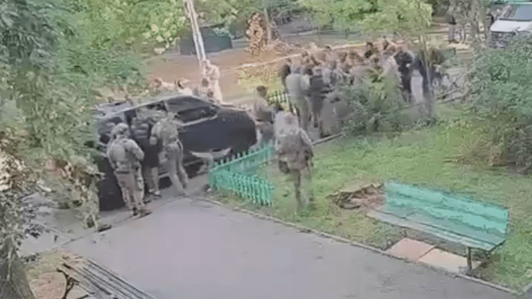Місце стрілянини між ГУР та СБУ у Києві Місце стрілянини між ГУР та СБУ у Києві
