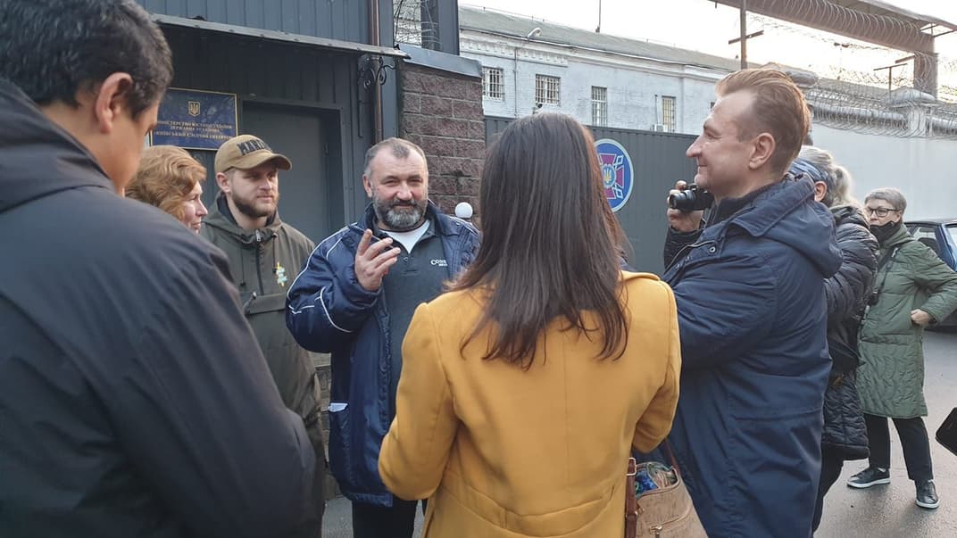 Игорь Павловский после выхода из-под стражи