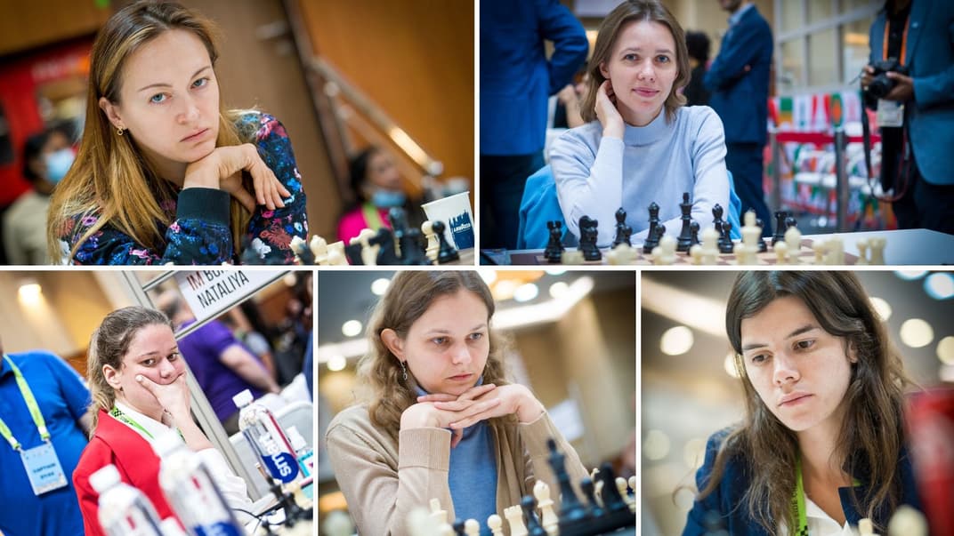 Українські шахістки, які перемогли у шаховій Олімпіаді