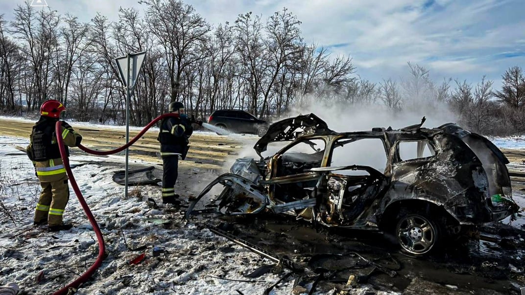 Вблизи Борщовки войска рф атаковали авто медиков
