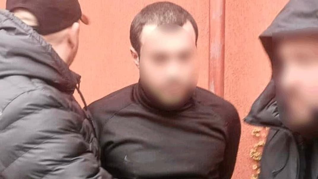 Задержанный на Закарпатье мужчина