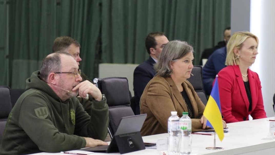 Заступниця Державного секретаря США з політичних питань Вікторія Нуланд під час візиту до Києва, 8 грудня 2022 року