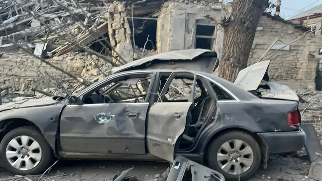 Наслідки російських обстрілів Херсона, 2 лютого 2025 року Наслідки російських обстрілів Херсона, 2 лютого 2025 року