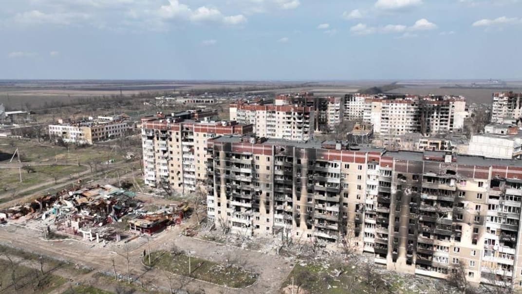 Разрушенный Угледар, Донецкая область