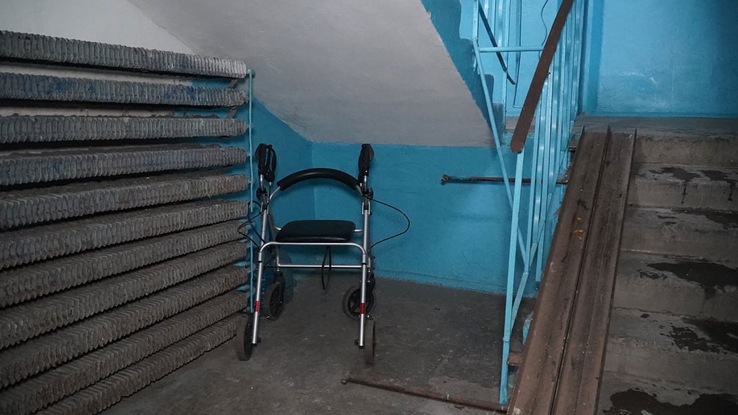 Під’їзд у Тернополі, де знайшли немовля