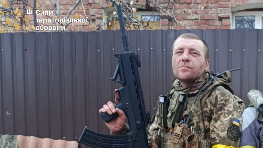 Військовий Володимир Александров із позивним Позитив