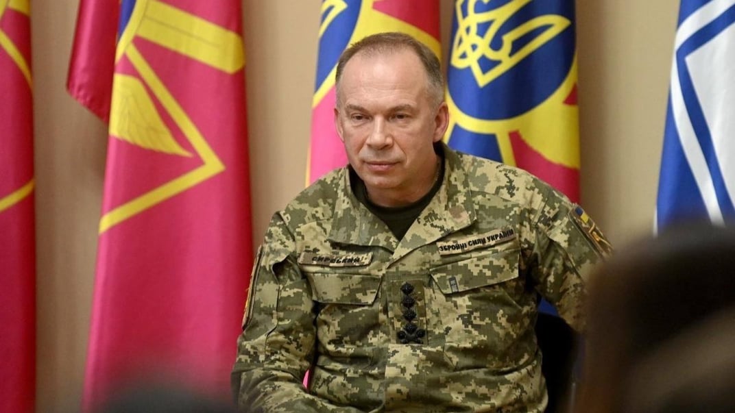 Главнокомандующий ВСУ генерал Александр Сырский на встрече с представителями СМИ
