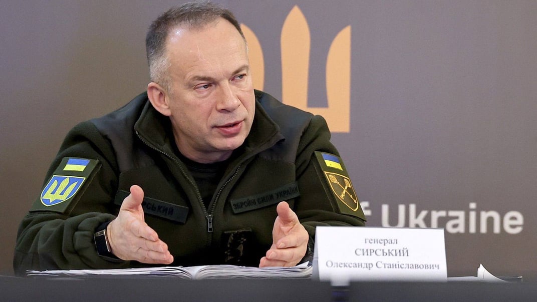 Головнокомандувач ЗСУ Олександр Сирський під час робочої наради з питань «малої ППО»