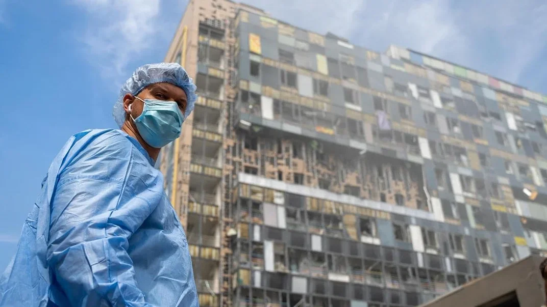 Лікарня «Охматдит» після російського ракетного удару, Київ, 8 липня 2024 року