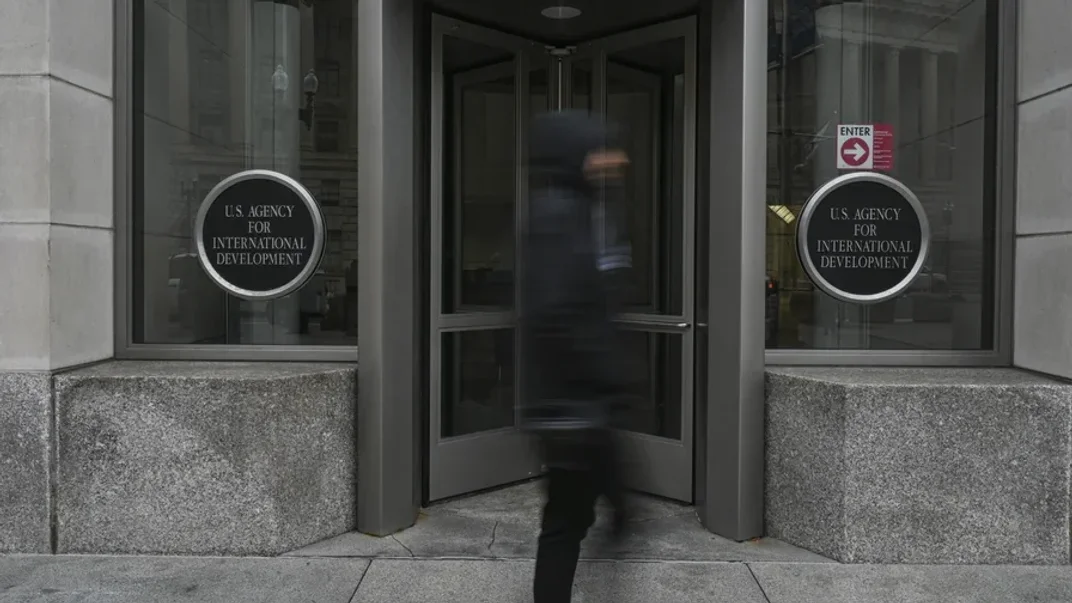 Штаб-квартира Агентства США з міжнародного розвитку (USAID) у Вашингтоні, округ Колумбія, Сполучені Штати, 3 лютого 2025 року