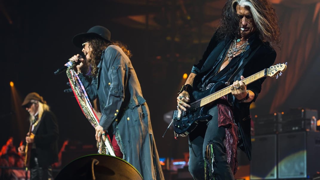 Выступление группы Aerosmith